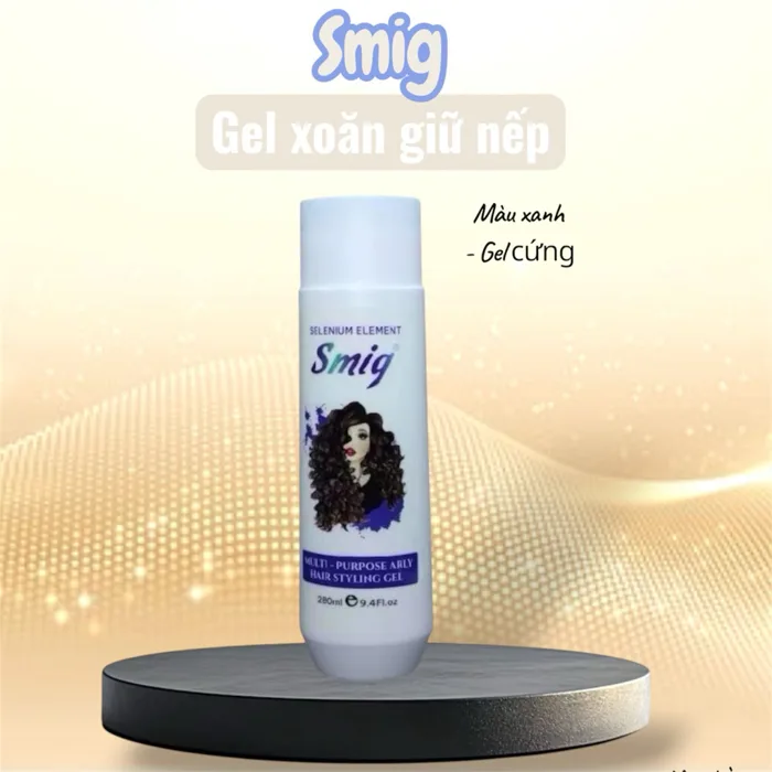 Kem Bóp Tóc Xoăn Smig 280ml Gel Xoăn Đa Năng Giữ Nếp Tóc Uốn Xả Khô Dưỡng  Xoăn giữ Nếp chống bết