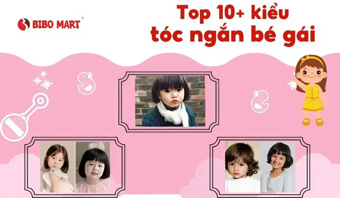 Top 10+ kiểu tóc Ngắn bé gái dễ cắt, mát mẻ, cực yêu hè này - Cẩm nang  Bibomart