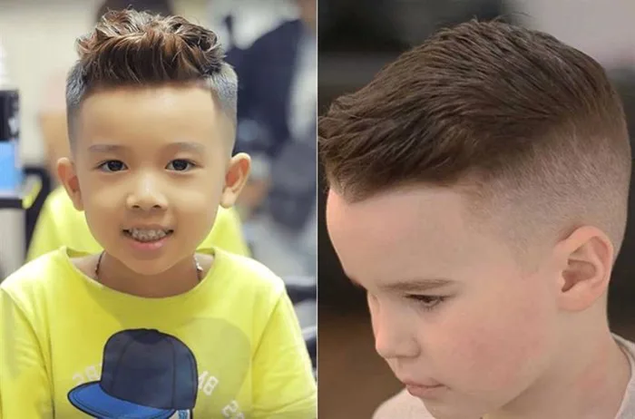 Top 10+ kiểu tóc đẹp cho bé trai 1 - 2 tuổi cực đáng yêu