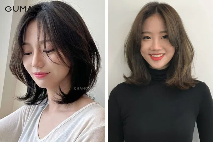 15+ Kiểu tóc ngắn ngang vai mặt tròn TRẺ TRUNG xinh đẹp
