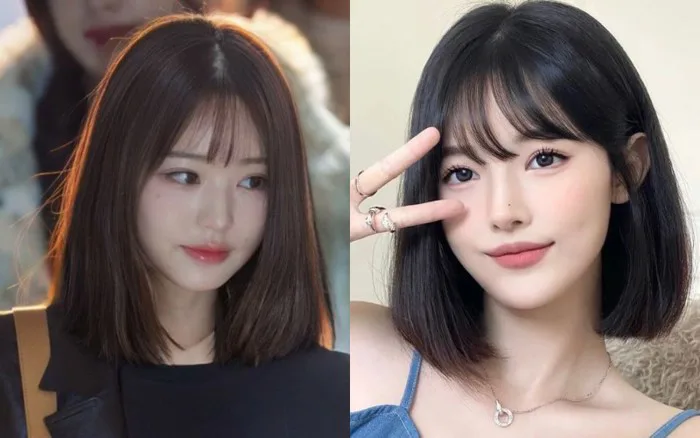 Gợi ý 10+ kiểu tóc ngang vai cho mặt tròn nữ thêm xinh xắn