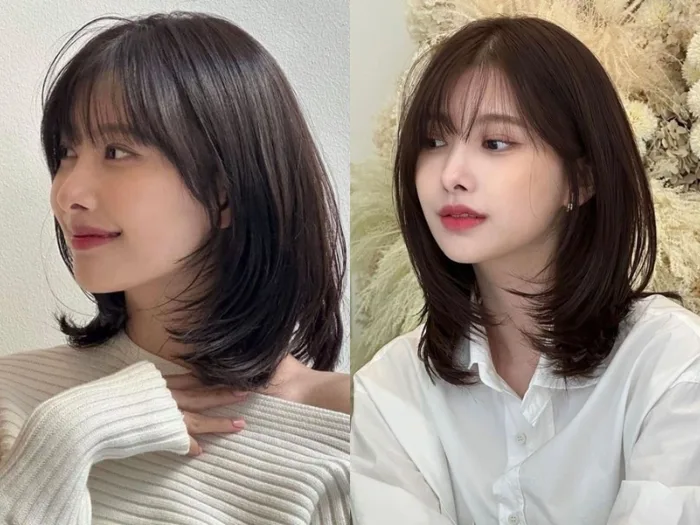 9+ kiểu tóc cho mặt vuông tròn ĐẸP HOT