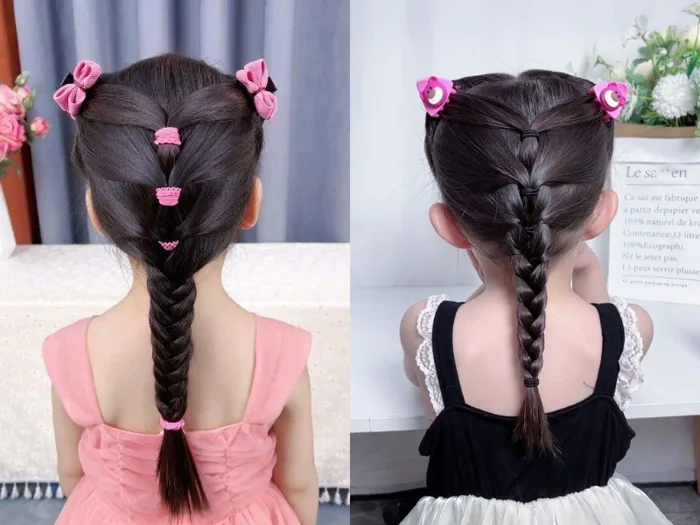 15+ kiểu tết tóc cho bé đến trường luôn dễ thương