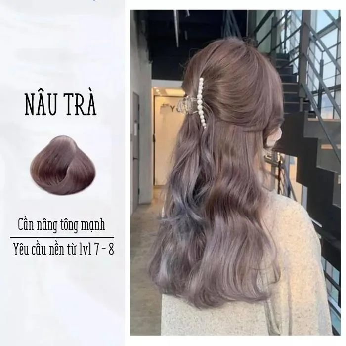 Thuốc Nhuộm Tóc Dạng Tuýp Màu Nâu Trà (Không Cần Tẩy) Damask - Mỹ Phẩm  Chính Hãng