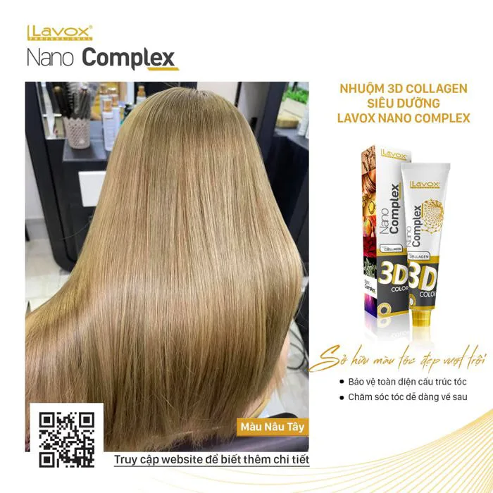 Nhuộm tóc màu nâu khói chuẩn salon không tẩy - Công Ty Cổ Phần LAVO