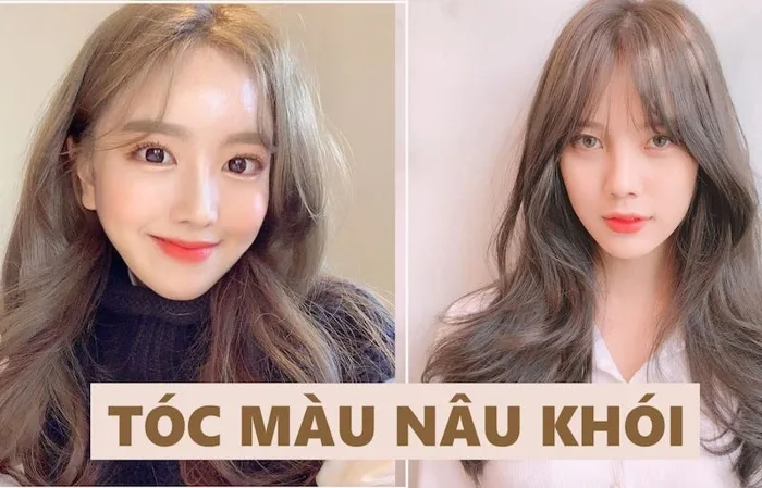 Tổng hợp 10 màu tóc nâu khói mới và siêu hot hiện tại