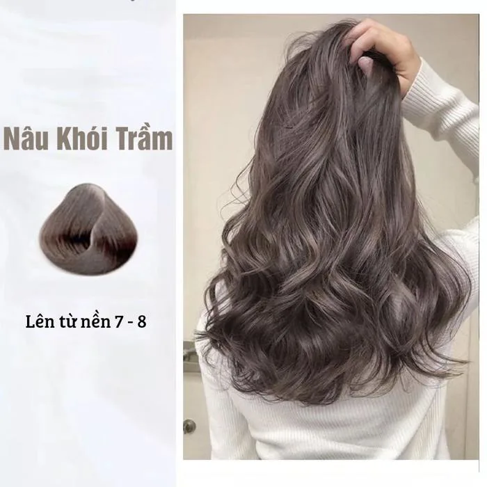 Thuốc Nhuộm Tóc Dạng Tuýp Màu Nâu Khói Trầm (Không Cần Tẩy) Damask - Mỹ  Phẩm Chính Hãng