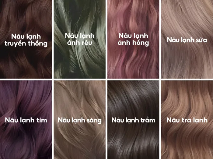 15+ màu tóc nâu lạnh tôn da giúp chị em thu hút ánh nhìn