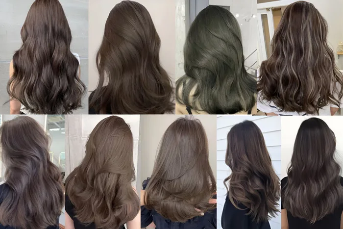 30+ Màu nâu lạnh trầm, nâu lạnh sáng, nâu lạnh ánh khói