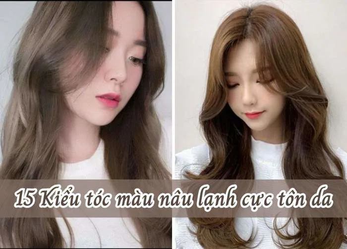 15+ Kiểu Tóc Màu Nâu Lạnh Đẹp, Quyến Rũ, Tôn Da, HOT Nhất 2024 | TIKI