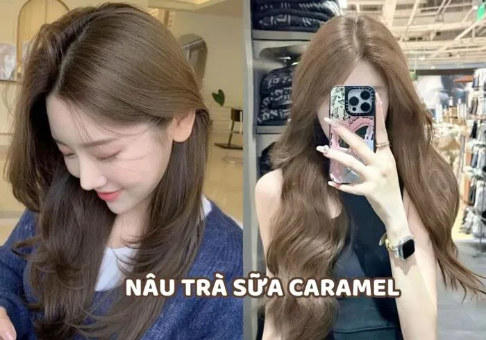 Top 15 kiểu tóc nâu trà sữa tôn da ai nhuộm cũng đẹp 2026