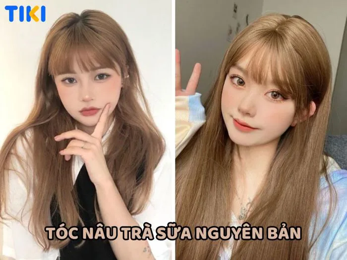 20+ Kiểu Tóc Màu Nâu Trà Sữa Đẹp, Tôn Da, Sành Điệu Nhất 2024 | TIKI
