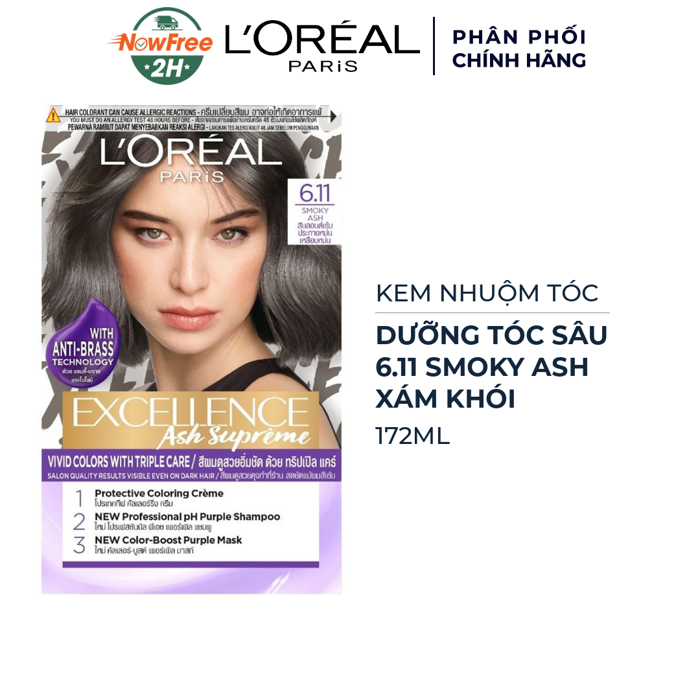 TOP 4 Thuốc Nhuộm Tóc Màu Xám Khói Không Cần Tẩy Tại Nhà | Hasaki.vn