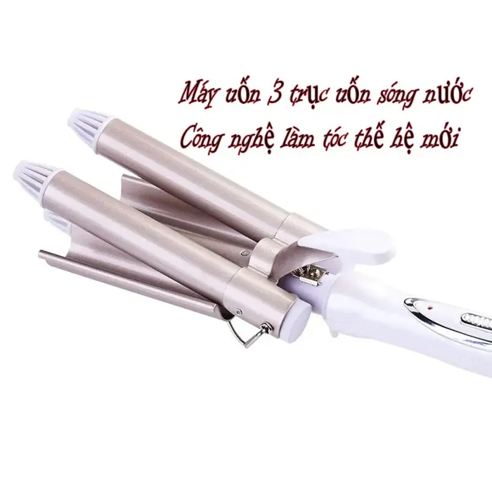 Máy uốn tóc 3 trục, máy uốn sóng nước dụng cụ làm tóc thế hệ mới, điều  chỉnh được nhiệt độ,làm nóng nhanh dễ sử dụng | Lazada Việt Nam
