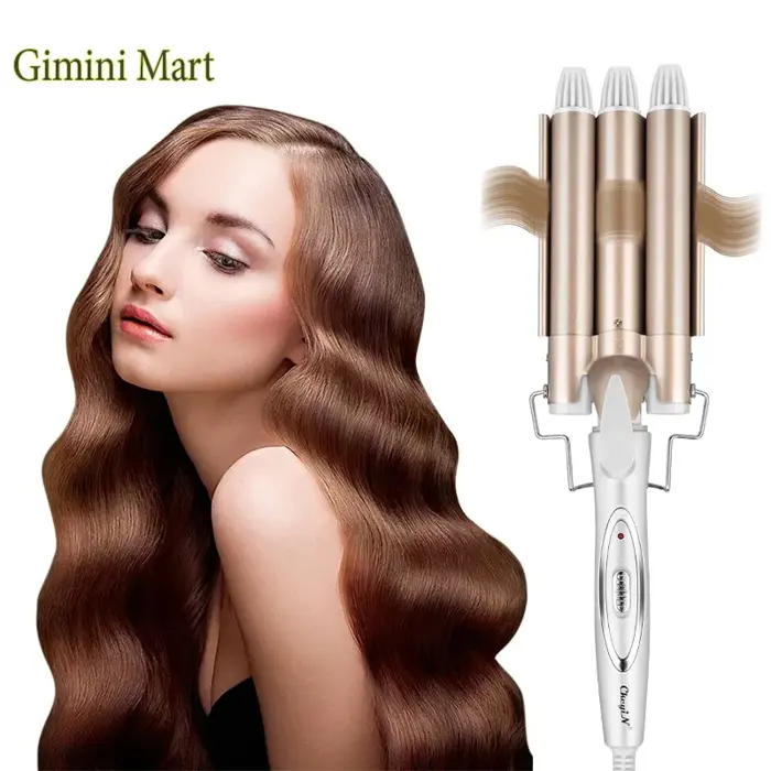 Máy uốn tóc 3 trục, máy uốn sóng nước dụng cụ làm tóc thế hệ mới, điều  chỉnh được nhiệt độ,làm nóng nhanh dễ sử dụng | Lazada Việt Nam