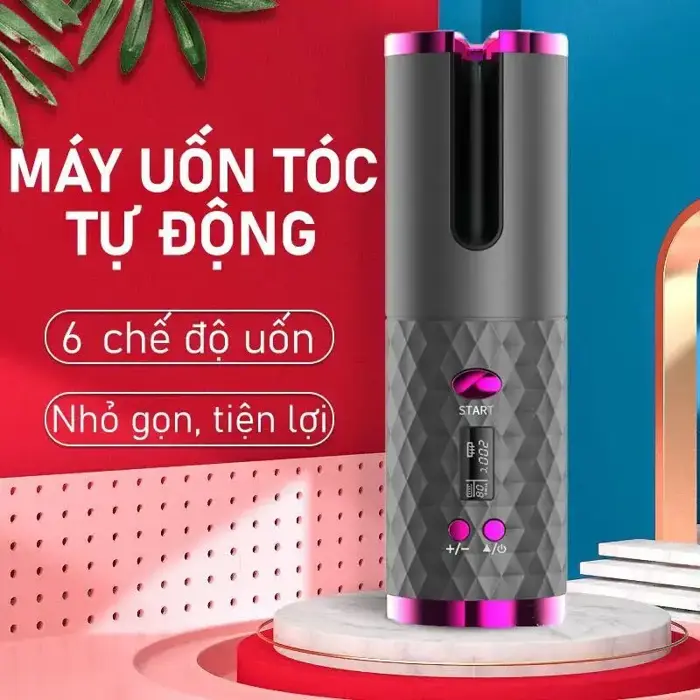 Máy Uốn Tóc Tự Xoay Không Dây - Phạm Thị Cúc