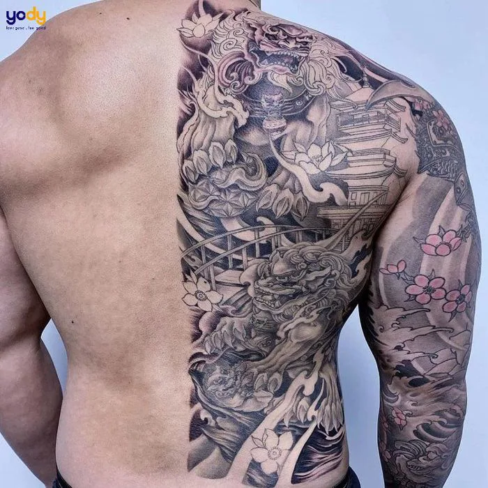 99+ Hình xăm nửa lưng nổi bật, ý nghĩa nhất hiện nay | Yody