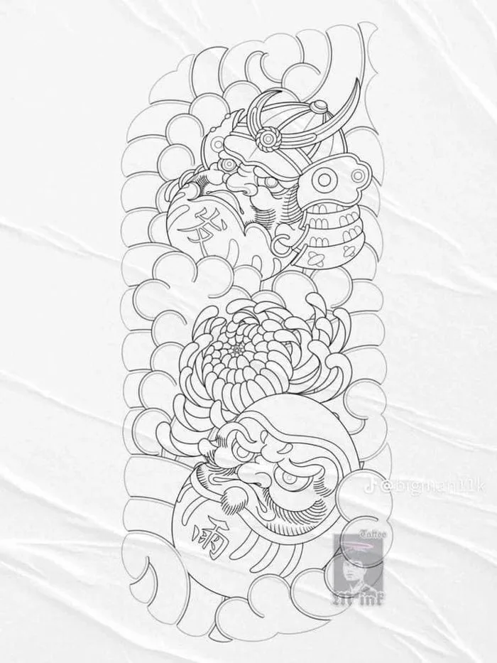 Daruma nửa ngực