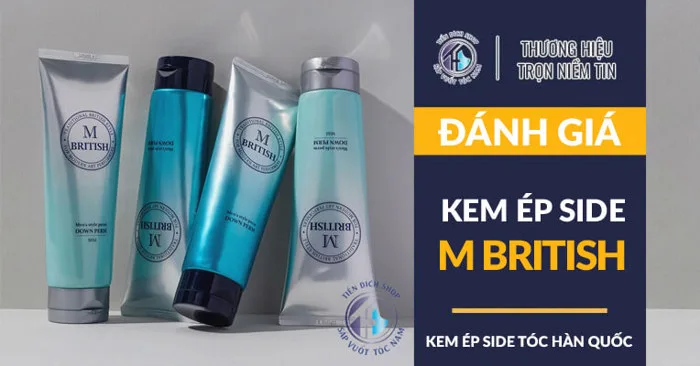 Đánh giá Kem ép side M British | Trải nghiệm Ép Side Tóc