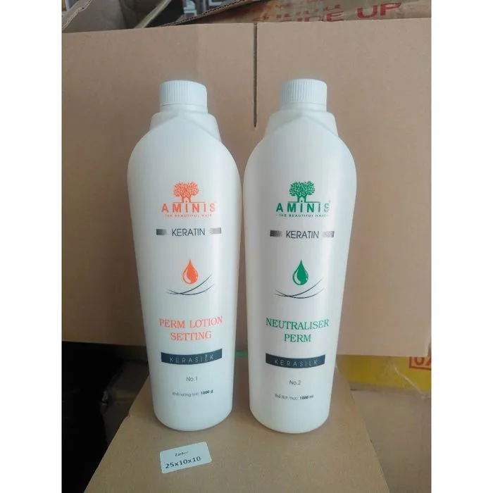 Thuốc duỗi tóc tại nhà, Thuốc ép side tóc nam tại salon AMINIS SILK Pe –  Thỏ Hair