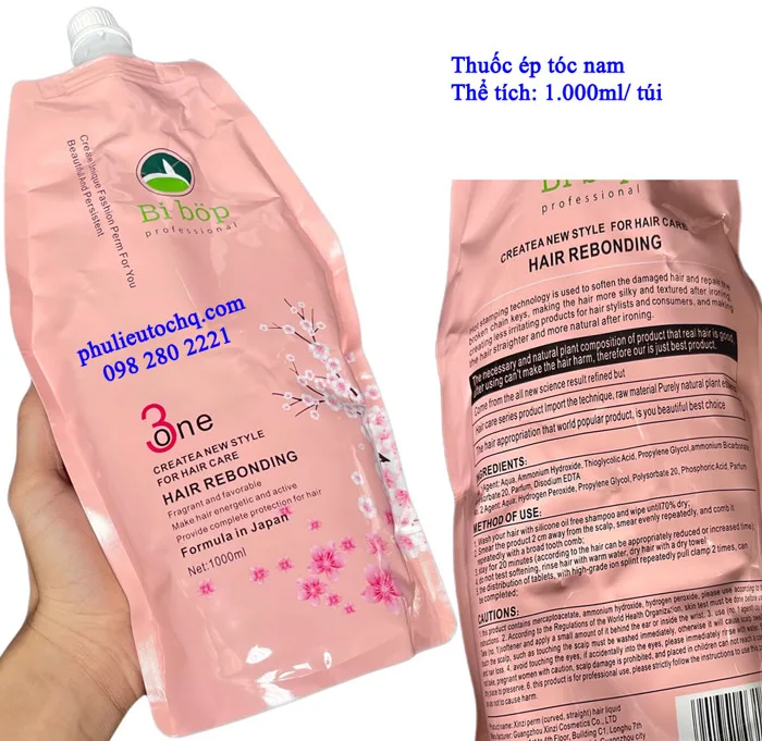 Thuốc ép side tóc nam Bibop, Down