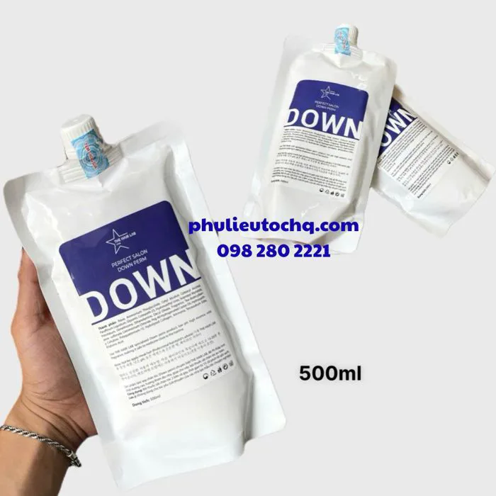 Thuốc ép side tóc nam Bibop, Down
