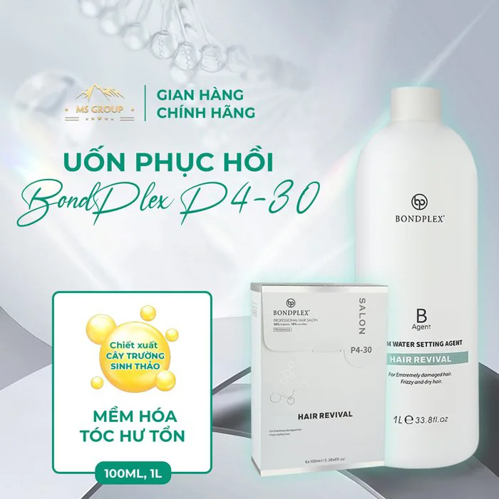 Set Uốn Công Nghệ - Không Mềm Hóa Bondplex - Combo Thượng hạng và An nhàn  PH 4.0 - CÔNG TY CP ĐẦU TƯ VÀ THƯƠNG MẠI DỊCH VỤ MẠNH SƠN - MS GROUP
