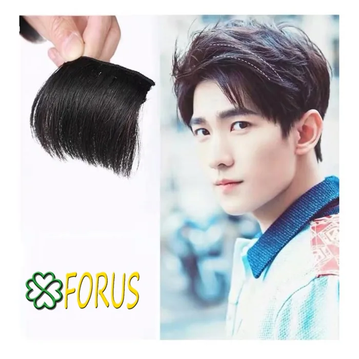 Tóc che hói làm phồng tóc cho nam K04 😍FREESHIP😍 kẹp hói tóc cho nam, tóc  giả nam độn phồng, tóc giả làm dầy tóc cho nam