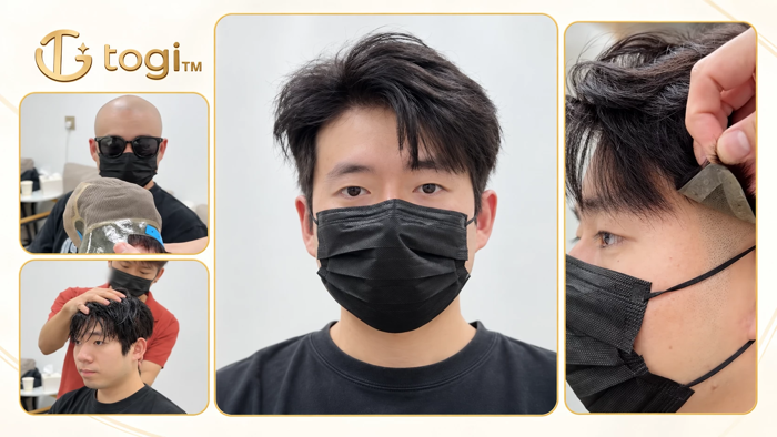 Tóc Giả Nam Nguyên Đầu Tự Nhiên | TOGI Hair - Thái Sơn Tóc Giả