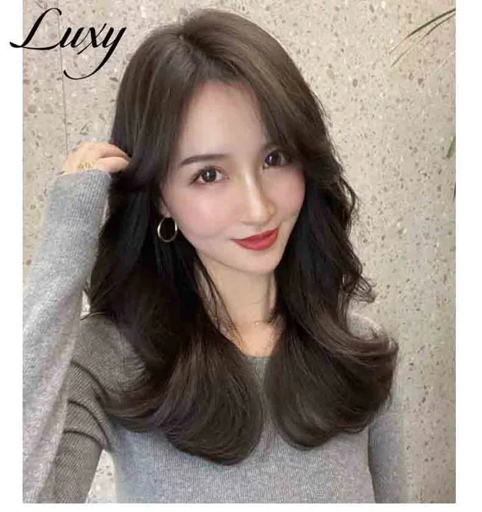 Tóc giả nguyên đầu đen tự nhiên - Tóc giả LUXY