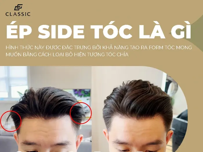Cách ép side tóc nam tại nhà đơn giản mà giữ nếp dài lâu - Classic.vn