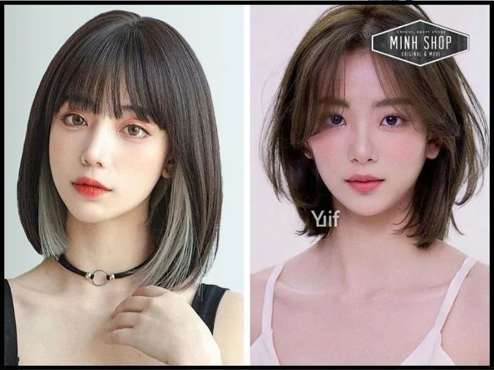 TOP 20 Kiểu Tóc Ngắn Cho Mặt Vuông To Che Khuyết Điểm Hoàn Hảo | Minhshop.vn