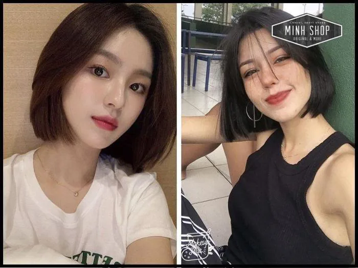 TOP 20 Kiểu Tóc Ngắn Cho Mặt Vuông To Che Khuyết Điểm Hoàn Hảo | Minhshop.vn