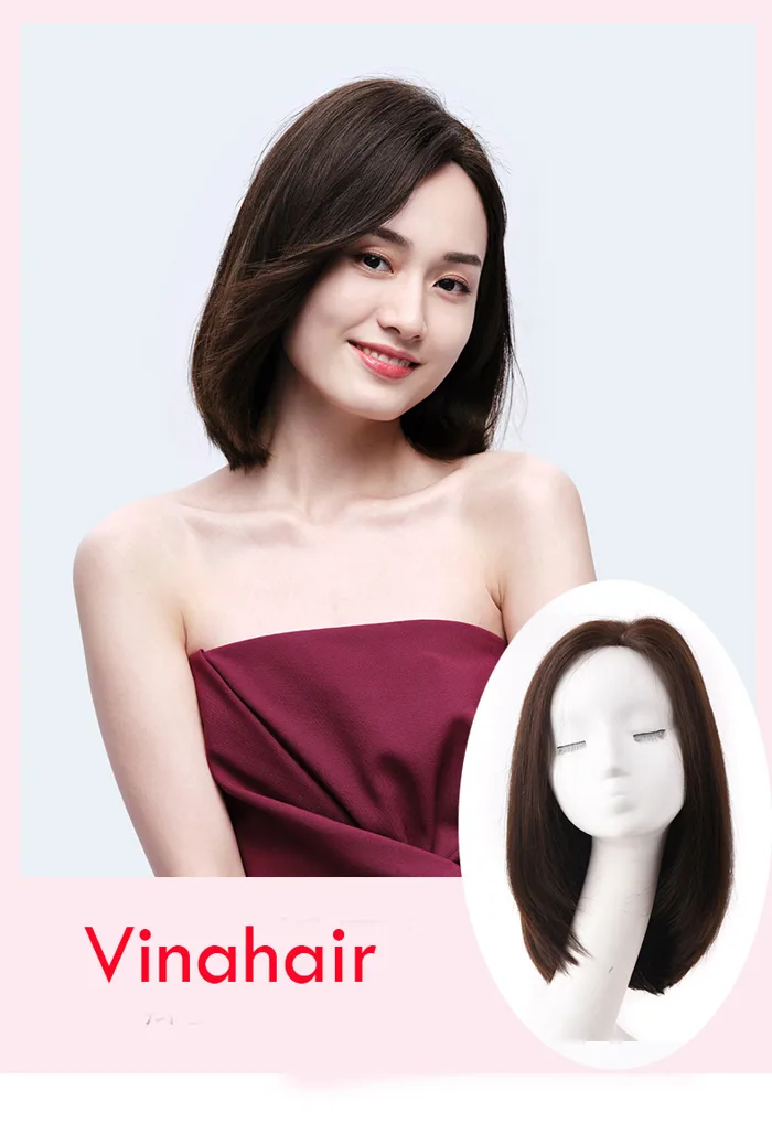 Tóc giả bop đội nguyên đầu mái dài - Tóc giả VINAHAIR