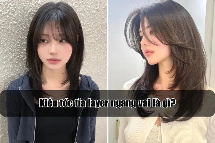 Top 25+ kiểu tóc tỉa layer ngang vai hack tuổi cho phái đẹp