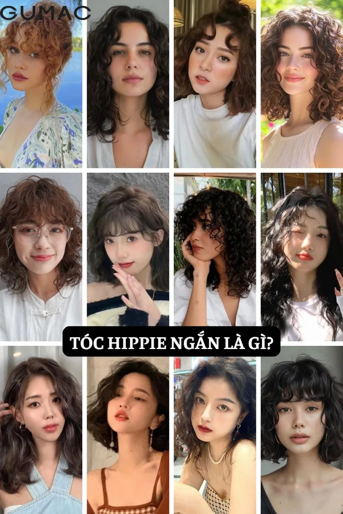 Top 8 mẫu tóc hippie ngắn đẹp cá tính thời thượng cho các nàng