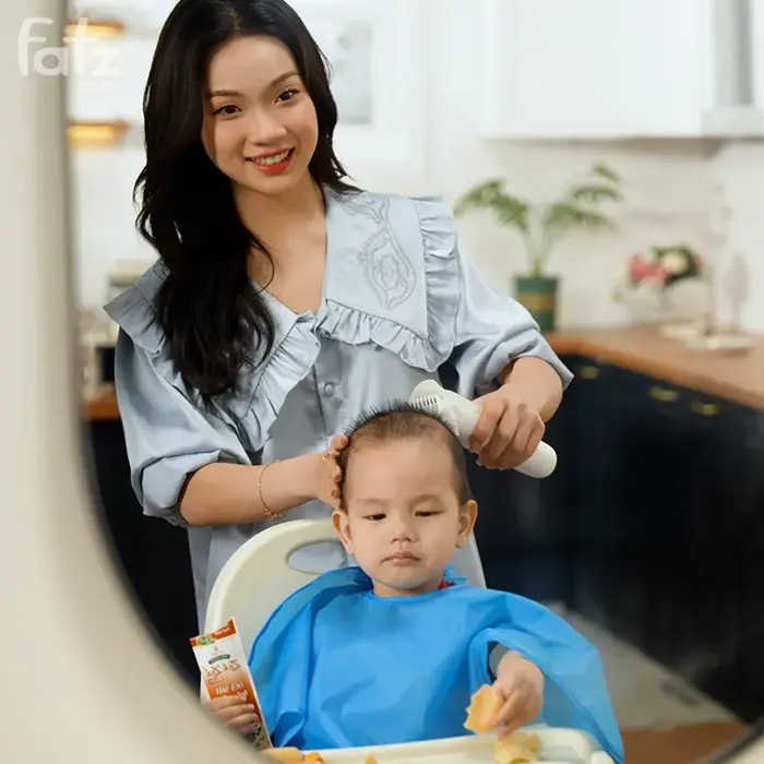 Tông đơ cắt tóc & tự động hút tóc an toàn cho bé Trim 4 - genex.com.vn
