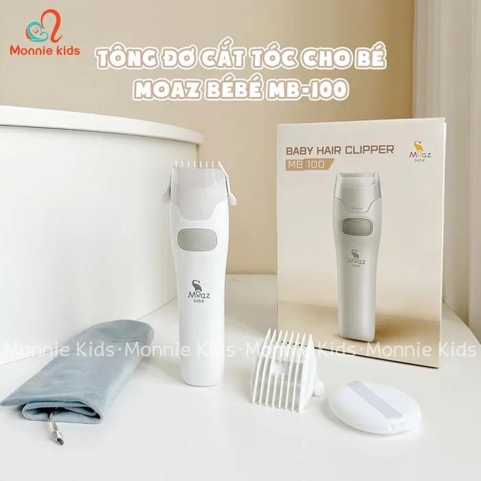 TÔNG ĐƠ ĐIỆN CẮT TÓC MOAZ BÉBÉ MB100 – Monnie Kids – Chuỗi Cửa Hàng Đồ Sơ  Sinh Cao Cấp