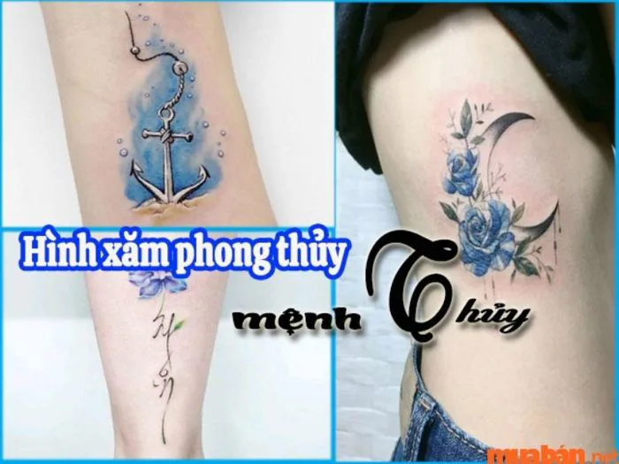 99+ Mẫu hình xăm mệnh Thủy đẹp nhất, chiêu tài, hút lộc